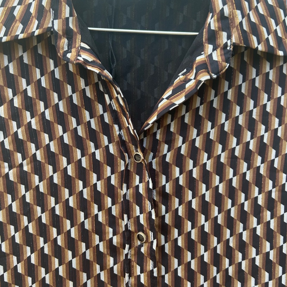 Zara Abstract Pattern Dress size small - Picture 8 of 8